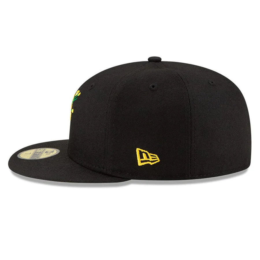PITTSBURGH PIRATES MLB SIDE PATCH BLOOM BLACK 59FIFTY