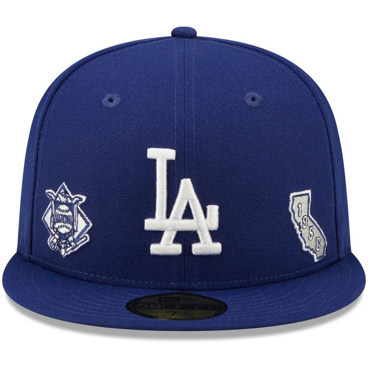 LOS ANGELES DODGERS NEW ERA IDENTITY 59FIFTY FITTED HAT - ROYAL