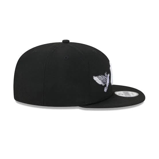 BLACK NEW YORK YANKEES GREEN BOTTOM PEACE NEW ERA 9FIFTY SNAPBACK