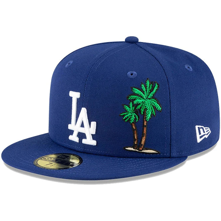 LOS ANGELES DODGERS NEW ERA ROYAL LOCAL ICON 59FIFTY FITTED HAT
