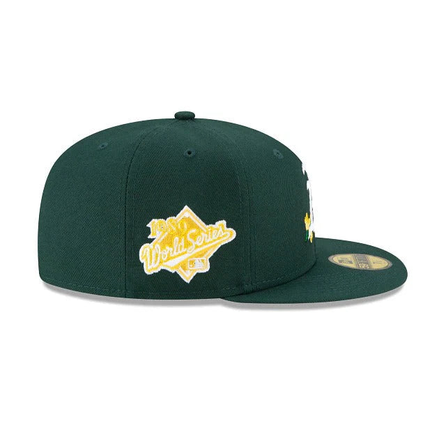 NEW ERA OAKLAND ATHLETICS SIDE PATCH BLOOM 59FIFTY FITTED HAT