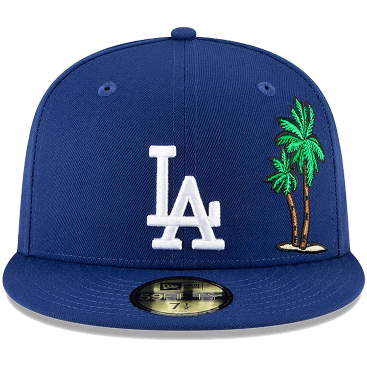 LOS ANGELES DODGERS NEW ERA ROYAL LOCAL ICON 59FIFTY FITTED HAT
