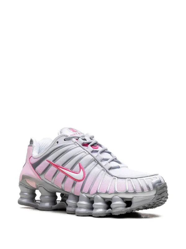 NIKE SHOX TL "METALLIC PLATINUM/PINK FOAM/WHITE/PINKSICLE"