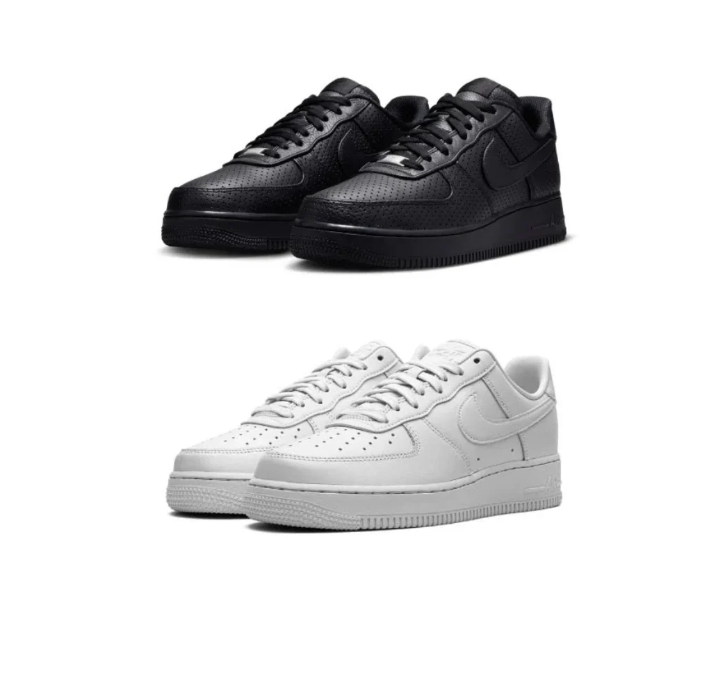 2X AIRFORCE 1S (BLACK AND WHITE)