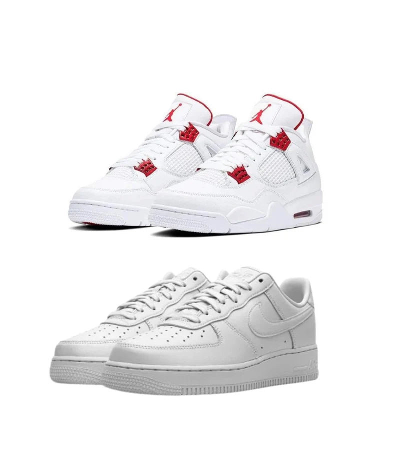 AIR JORDAN 4 “RETRO METALIC” X AIRFORCE 1