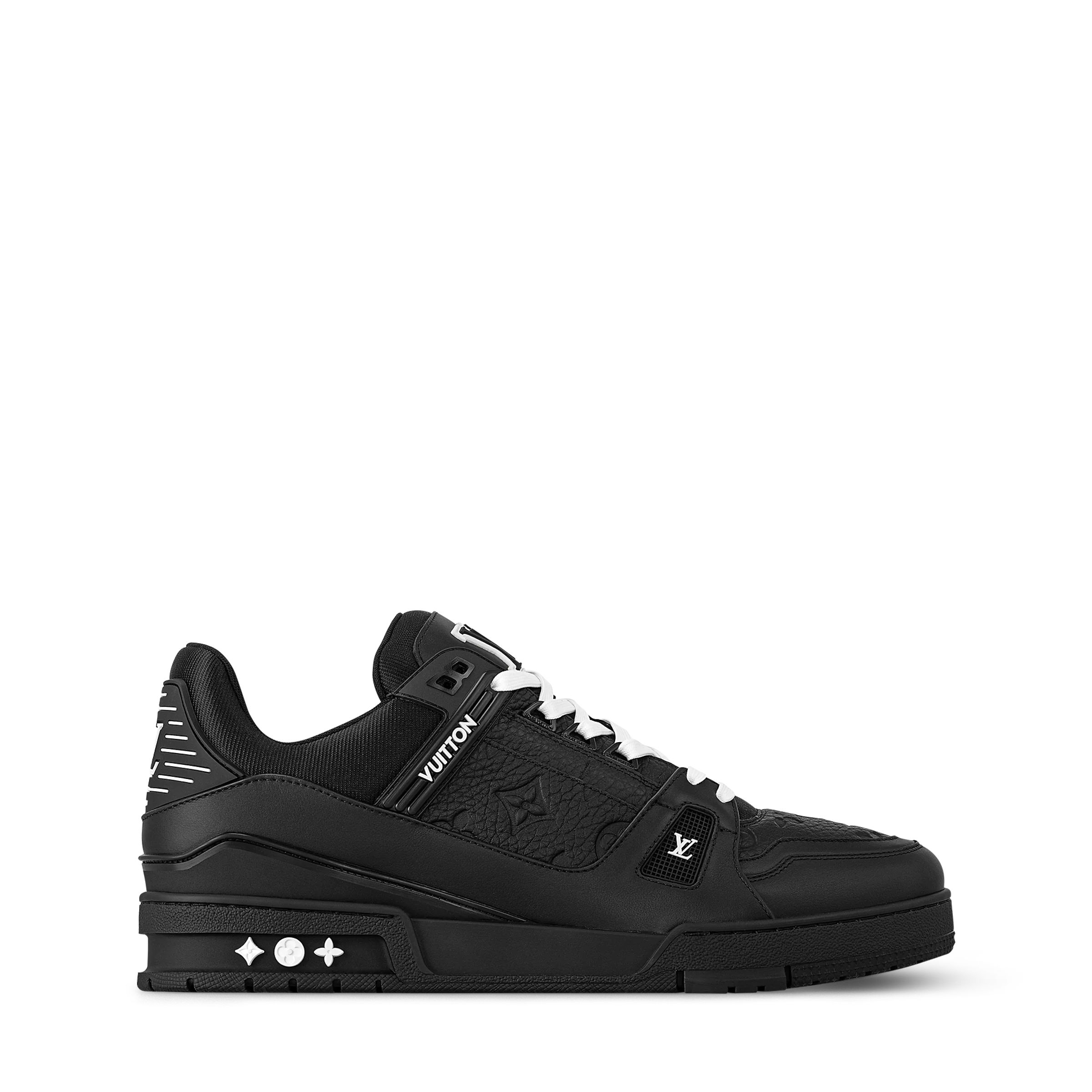 LOUIS VUITTON LV TRAINER WHITE BLACK FULLY BOXED